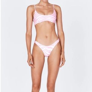 TRIANGL Maci Bikini Top Zebra Punch Size Small